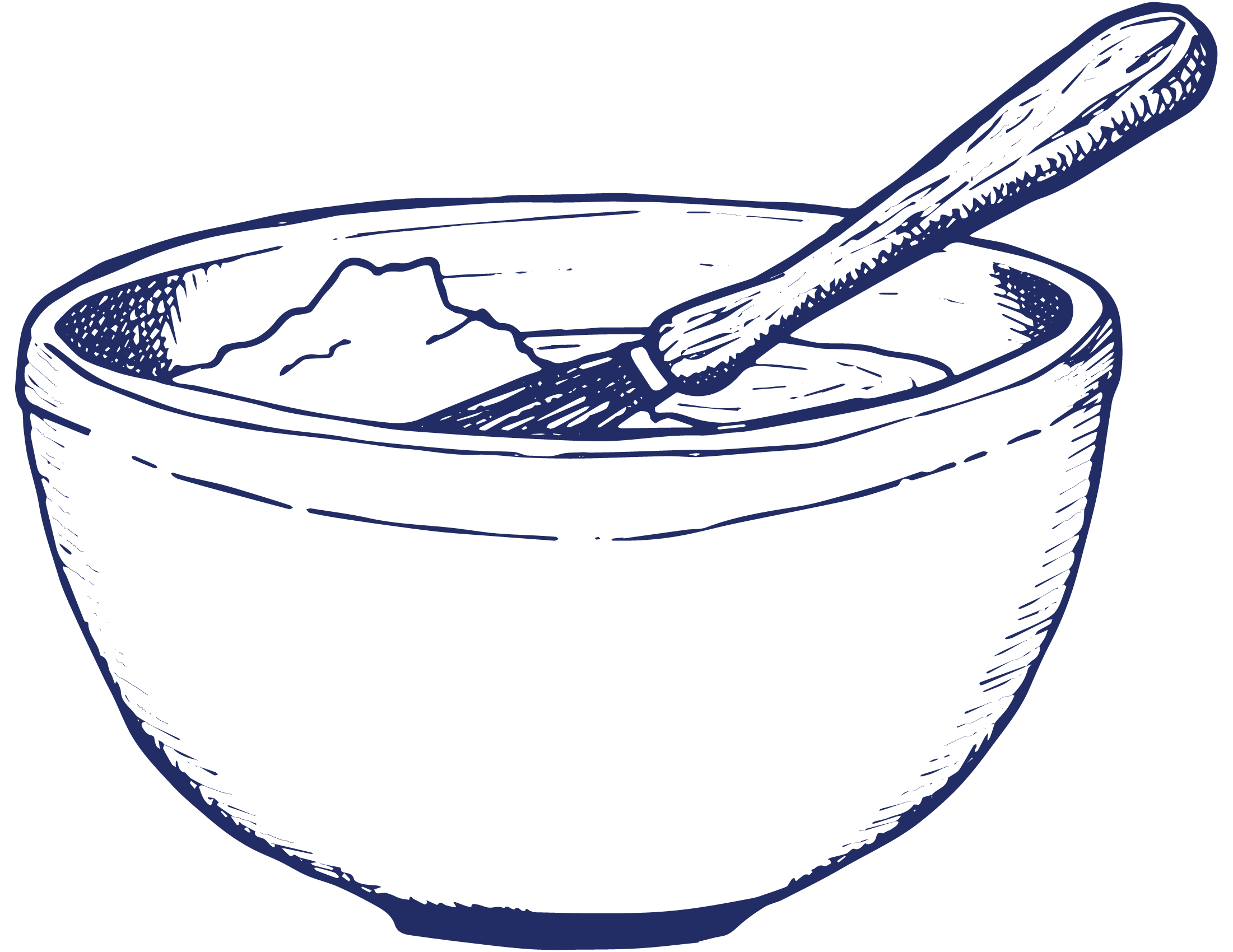 Fry batter in a mixing bowl Illustration - Fry Batters