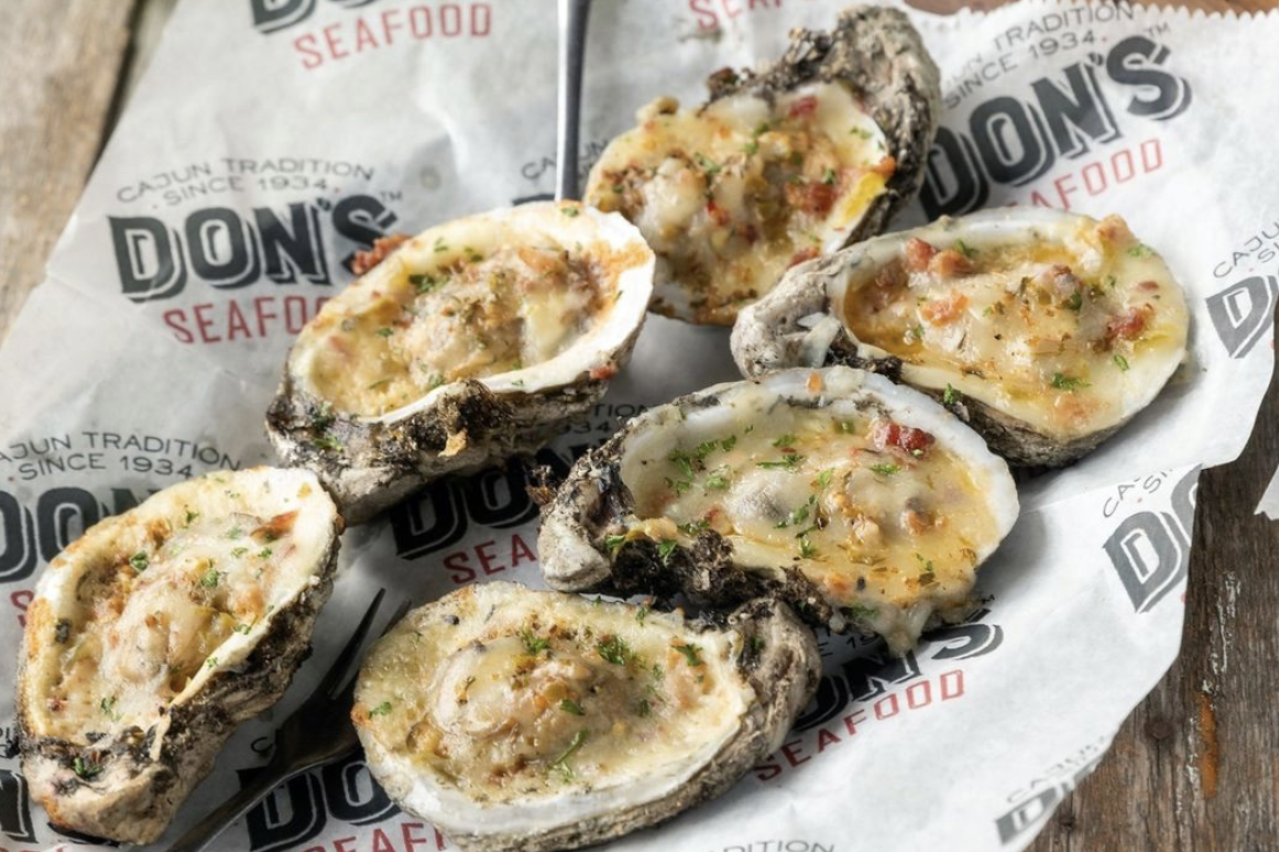 Don's Seafood chargrilled oysters