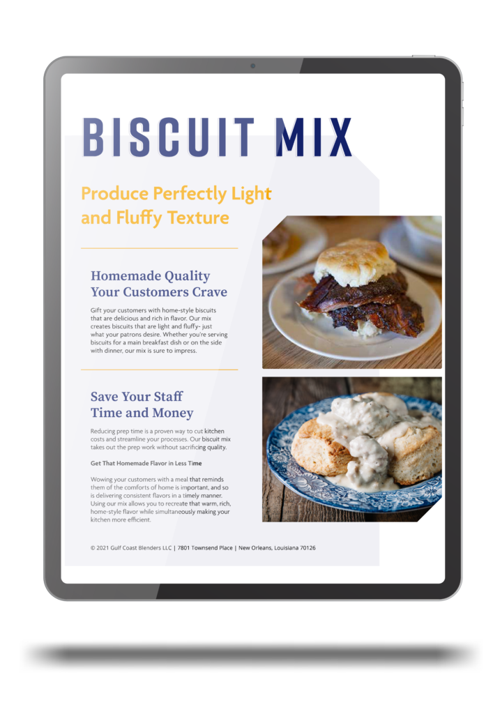 gulf coast blenders Biscuit Mix Restaurant Guide